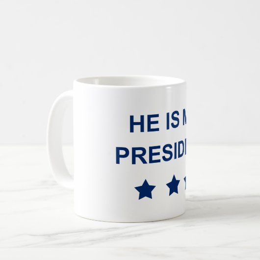 Mijn president koffiemok (Voorkant links)