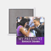 Mijn President Magnet (vuistslag) (Voorkant / Achterkant)