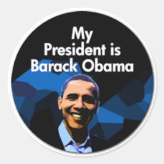 Mijn President Ronde Sticker