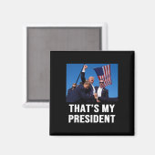 Mijn President Trump 2024 Magneet (Voorkant / Achterkant)