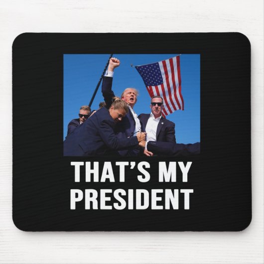 Mijn President Trump 2024 Muismat (Voorkant)