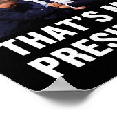 Mijn President Trump 2024 Poster (Hoek)