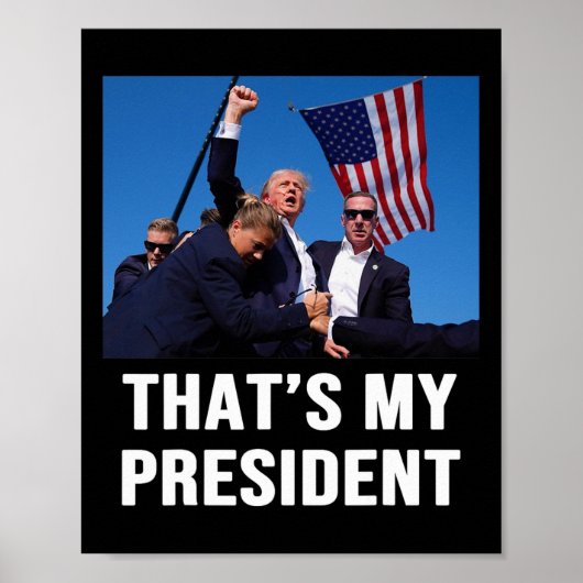 Mijn President Trump 2024 Poster (Voorkant)