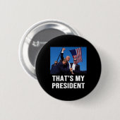 Mijn President Trump 2024 Ronde Button 5,7 Cm (Voorkant /achterkant)