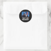 Mijn President Trump 2024 Ronde Sticker (Tas)