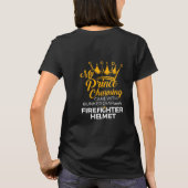 Mijn prins brandweervrouw t-shirt (Achterkant)