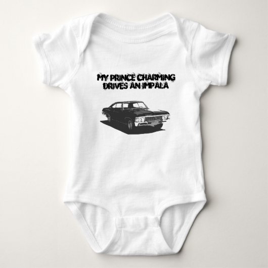 Mijn Prins Charming stuurt een impala T-shirt (Voorkant)