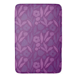 Mijn prinses houdt van Paarse, vrolijke grote bloe Badmat