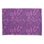 Mijn prinses houdt van Paarse, vrolijke grote bloe Kussensloop (Voorkant)