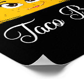 Mijn prinses naam is Taco Belle - Funny Pun Cinco Poster (Hoek)