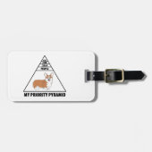 Mijn Prioriteit Piramide Corgi Bagagelabel (Voorkant horizontaal)