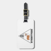 Mijn Prioriteit Piramide Corgi Bagagelabel (Voorkant verticaal)