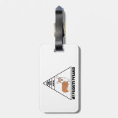 Mijn Prioriteit Piramide Corgi Bagagelabel (Achterkant verticaal)
