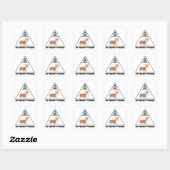 Mijn Prioriteit Piramide Corgi Vierkante Sticker (Vel)
