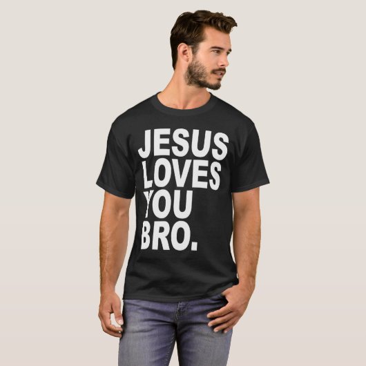 Mijn probleem is dat ik Jezus wil volgen en mensen T-shirt (Voorkant volledig)