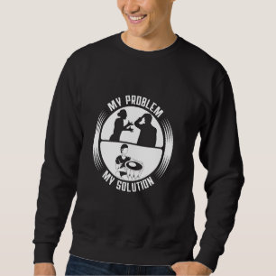 Mijn probleem Mijn pictogram Papa Mama Djembe Drum Trui