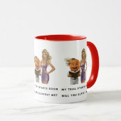 Mijn proces begint binnenkort mok (Voorkant rechts)