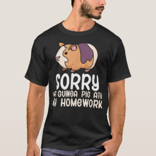 Mijn proefkonijn heeft mijn huishuishuishuisdier o t-shirt