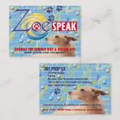 MIJN PROFIEL VISITEKAARTJE (Voorkant / Achterkant)