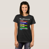 Mijn programma Perfect Day Video Games T-shirt Fun (Voorkant volledig)