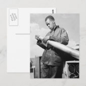 Mijn projectiel, jaren '40 polijsten briefkaart (Voorkant / Achterkant)