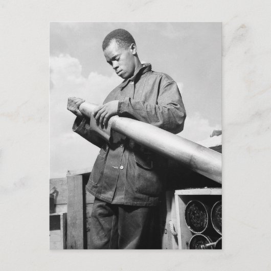 Mijn projectiel, jaren '40 polijsten briefkaart (Voorkant)