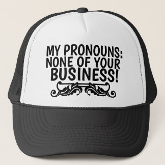 MIJN PRONOUNS: GAAT JE NIETS AAN! TRUCKER PET