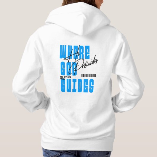 Mijn provider - Wit Hoodie (Achterkant)