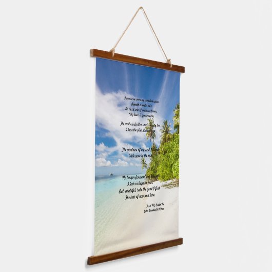 'Mijn Psalm' Tapijt Hangend Wandkleed (Gebogen)