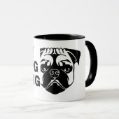 Mijn Pug Coffee Mok (Voorkant rechts)