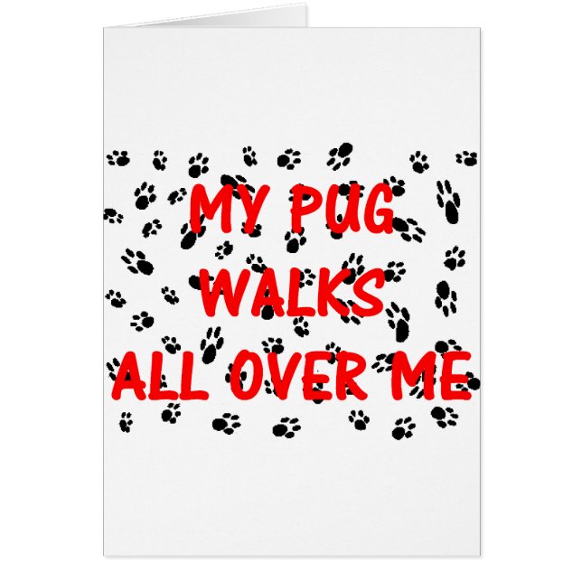 mijn pug loopt op me af .png (Voorkant)