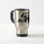 Mijn pug reisbeker (Voorkant links)