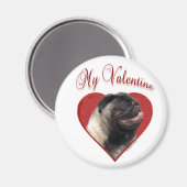 Mijn Pug Valentijn Magneet (Voorkant / Achterkant)