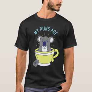 Mijn Puns zijn Koala Tea Herbivore Koala Beer T-shirt