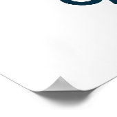 Mijn puns zijn op bruinvis grappig dier woordspeli poster (Hoek)