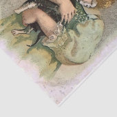 mijn puppy en ik schilderen 1920 tissuepapier (Detail)