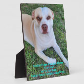 Mijn puppy missen fotoplaat (Zijkant)