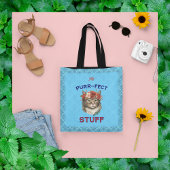 Mijn purr-fect spul tote bag