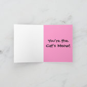 Mijn Purrfect Love Jubileum Kaart (Binnen)