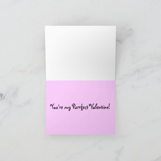 Mijn Purrfect Valentijn Kaart (Binnen)