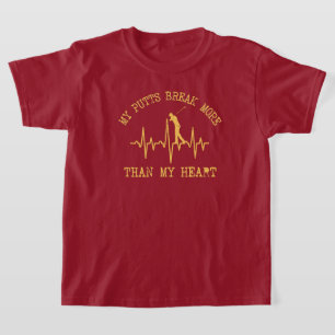Mijn putts breken meer dan mijn hart grappige golf t-shirt