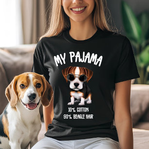 Mijn pyjama - 10% katoen, 90% Beagle haar T-shirt