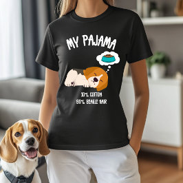 Mijn pyjama - 10% katoen, 90% Beagle haar T-shirt