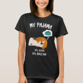 Mijn pyjama - 10% katoen, 90% Beagle haar T-shirt (Voorkant)
