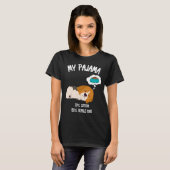 Mijn pyjama - 10% katoen, 90% Beagle haar T-shirt (Voorkant volledig)