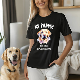 Mijn pyjama - 10% katoen, 90% labrador haar t-shirt