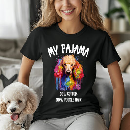Mijn pyjama - 10% katoen, 90% poedelhaar t-shirt