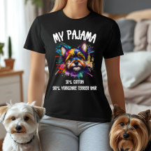Mijn pyjama - 10% katoen, 90% Yorkshire Terrier ha