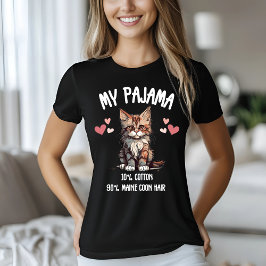 Mijn pyjama maine coon t-shirt