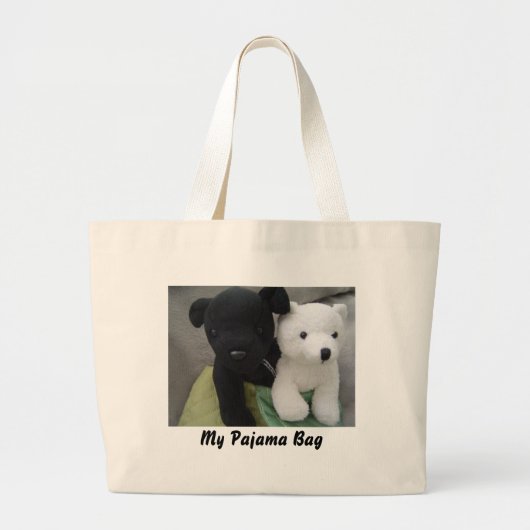 Mijn Pyjamatas Grote Tote Bag (Voorkant)